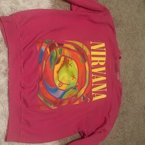 Nirivana pink sweatshirt